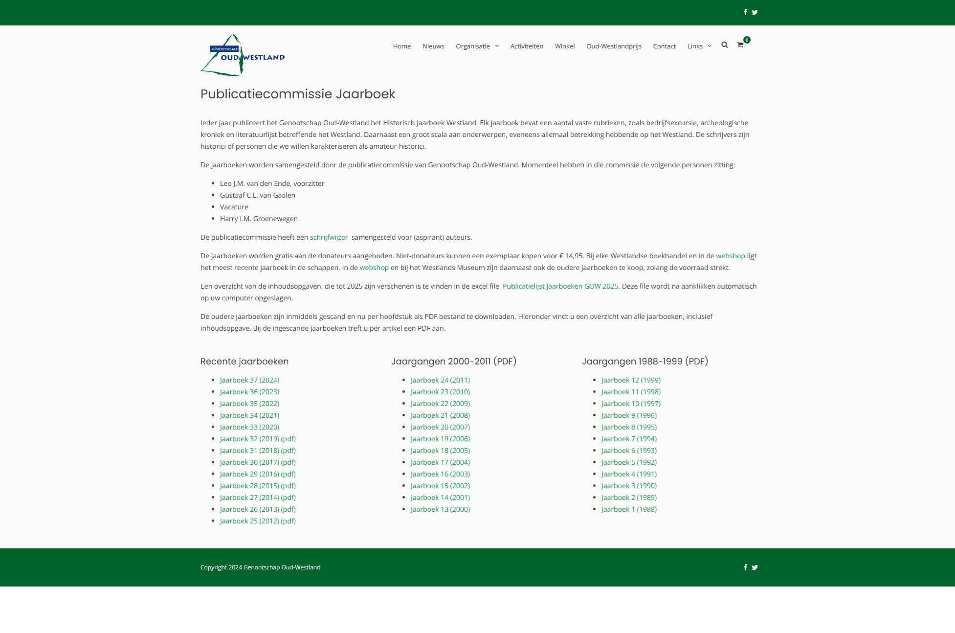 Website Oud-Westland